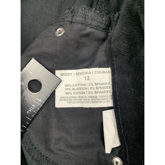 Bandolino Mandie Women’s Size 12 Green Corduroy Straight Leg Cotton Blend 773 - Picture 4 of 10